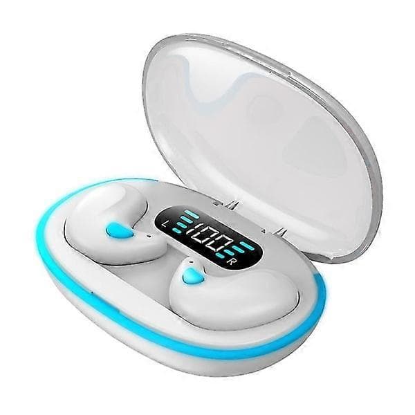 Komfortable Usynlige Trådløse Søvn Hodetelefoner Glow White none