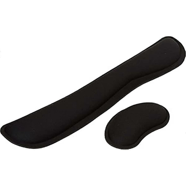 Tougo Handledsstöd i Memory Foam och Musmatta med Handledsstöd för Arbete, Spel, Hållbar & Halkfri & Bekväm & Lättviktig för Enkel Skrivning