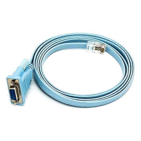 RJ45 Netværkskabel Serielt Kabel Rj45 til DB9 og RS232 til USB (2 i 1) CAT5 Ethernet Adapter LAN Con