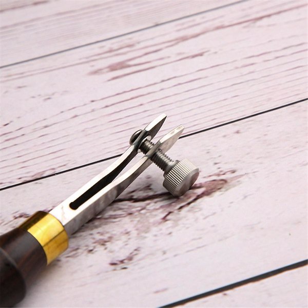 1,2 mm:n säädettävä reunaväli Scriber Edger nahkainen tee itse työkalu reunan koristeellinen viivatyökalu