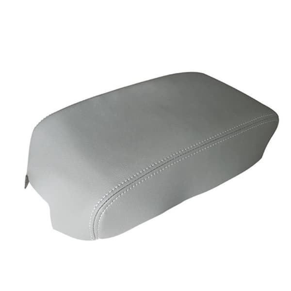 Til 2012 -2017 Bil Mikrofiber Læder Konsol Armlæn Panel Cover Beskyttende Trim Grå