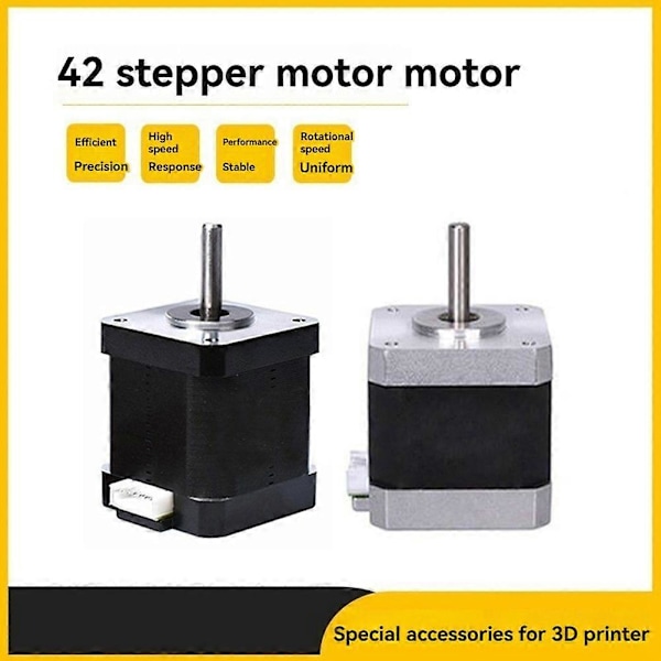 42 Stepper Motor 17HS8401 48MM Kropp 4-Leder med 1M Kabel for 3D Printer Motor Robotarm A