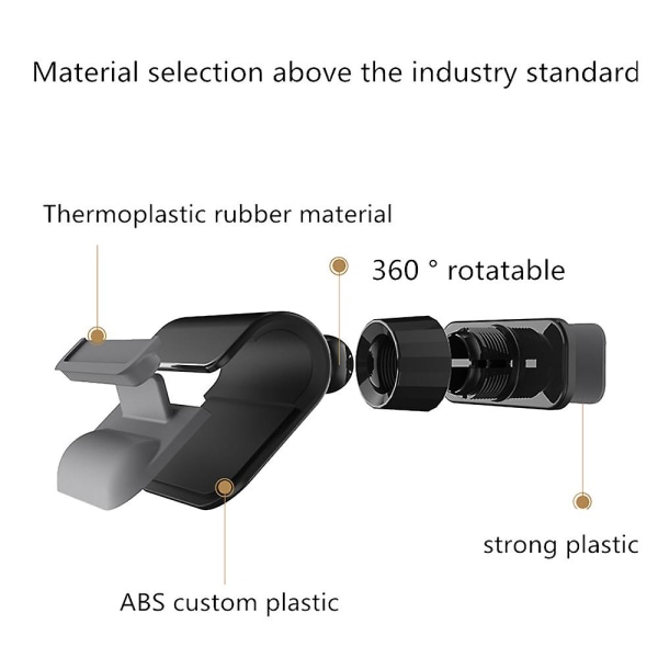 Universell Biltelefonhållare Gravitationsbilnavigationsställ Multifunktionell Telefonhållare För 7 Tum 360 D