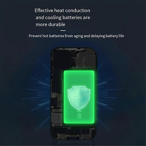 Mobiltelefonkjøler Kobberplate Nettbrett Dissip Uniform Plate Øker Varmeavledningsområdet, A