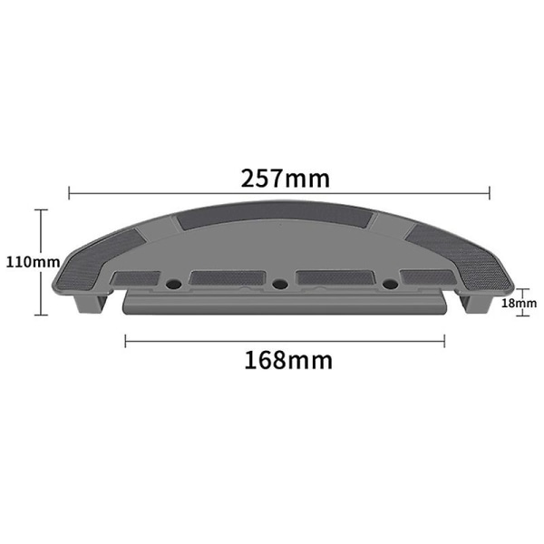 Til T8/t8aivi/dx93/ddx96 257x168x110mm Mop Plade Holder Beslag Udskiftning Støvsuger Tilbehør