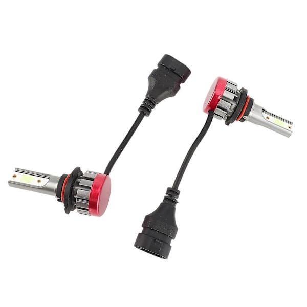2 st 30W EV19 9006 LED Dimljuslampor 8000K 3000LM Isblå Färg DOB Chip