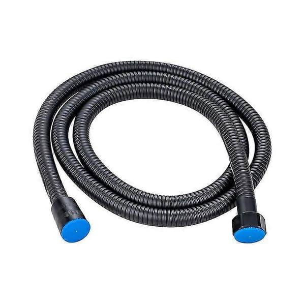 Bruseslange 1,5 m Mat Sort, Universal Bruseslange i Rustfrit Stål, Eksplosionssikker og Anti-twist