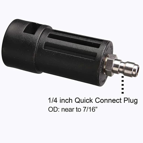 Adapter för högtryckstvätt Kompatibel med Kärcher Högtryckstvätt Ersättningstillbehör 1/4\" snabbkoppling