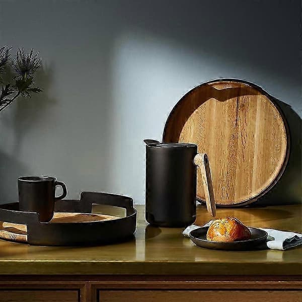 Nordic Kitchen serveringsbakke, simpelt og tidløst design, sort