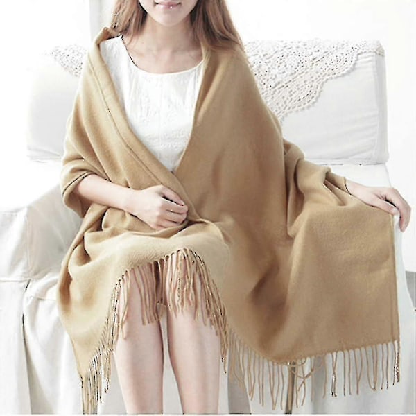 Mjuk Lång Damscarf Pashmina Sjal Imitation Kashmir