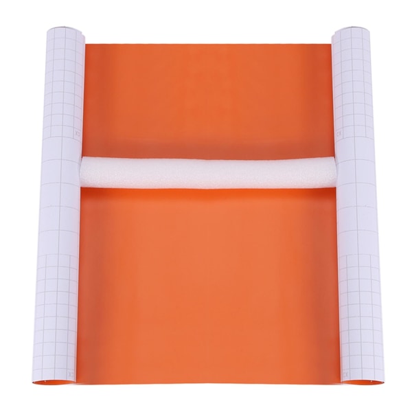 Vehicle Wrap Vinyl Film Sticker Luft/boblefri selvklæbende orange