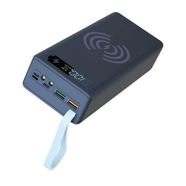USB 16x18650 Batteribank Case Batteriladdning Förvaringsboxar C16 Med LED-belysning Avtagbar för Sm