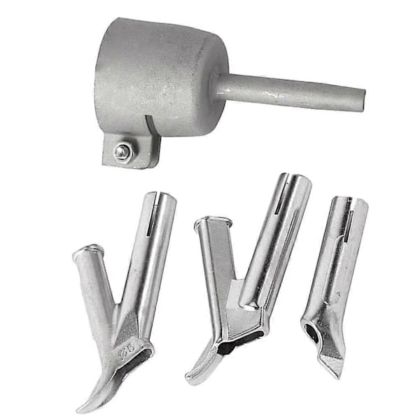 4-pack 8mm Runda & Triangulära Snabbvetsmunstycken, Fästmunstycke för Heta Luft Svetsbrännare