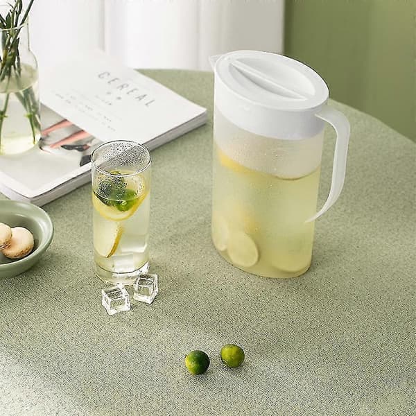 Plastkanna för kylskåpsdörr, plastbehållare med lock