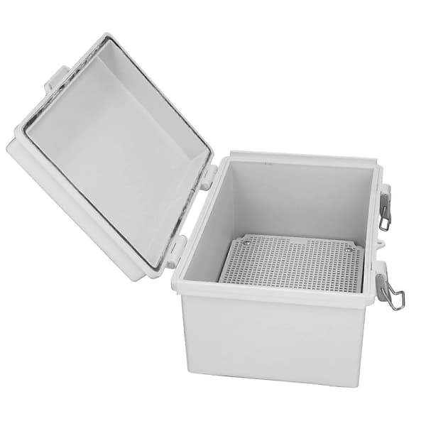 Vanntett Elektrisk Boks Utendørs Koblingsboks IP67 ABS DIY Elektronikk Kapsling 190x290x140mm
