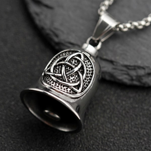 Titanium stål retro motorcykel stil Viking rune Odin trekant klokke motorcykel