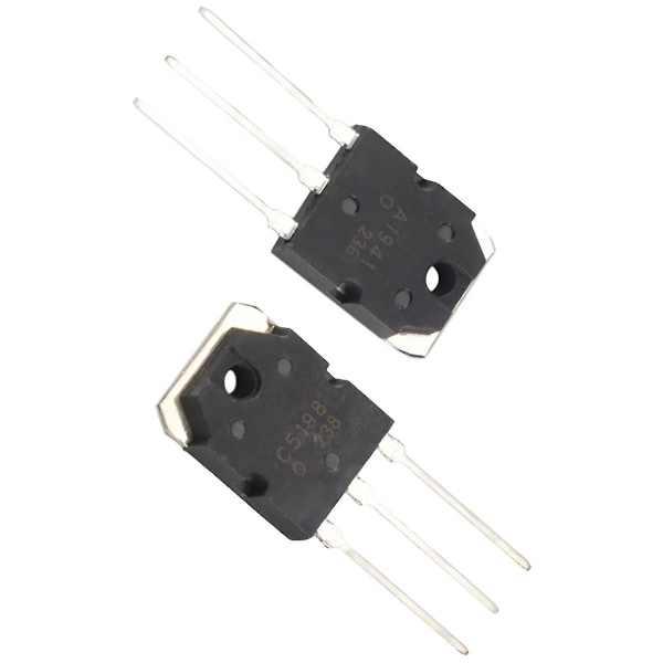 Par A1941 + C5198 10A 200V Effektforstærker Silicium Transistor