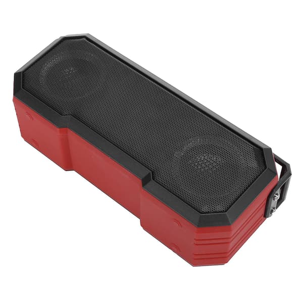 X8 True Wireless Bluetooth 5.0 Høyttaler IPX7 Vanntett Lysende Utendørs Subwoofer Rød