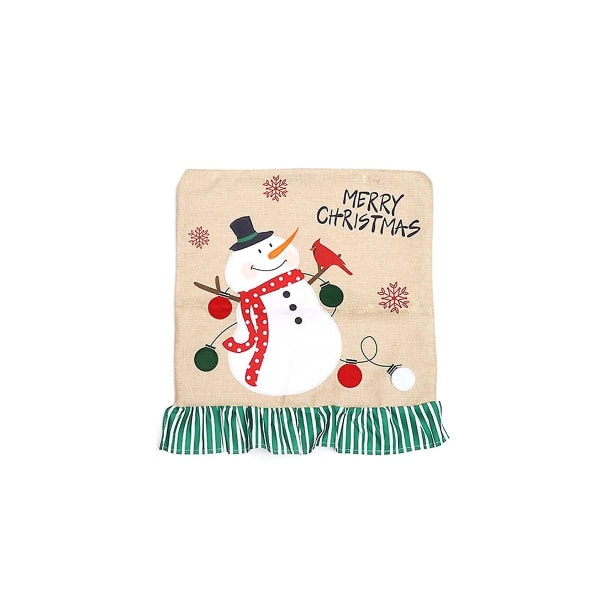 Joulun cover, joulupukin hattu tuolinpäällinen, pestävä tuolinsuoja, juhlalliseen joulukoristeeseen