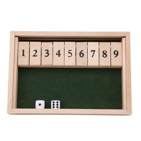Shut The Box Terningspill Hånd-øye-koordinasjon Tidlig utdanning Pålitelig for barn