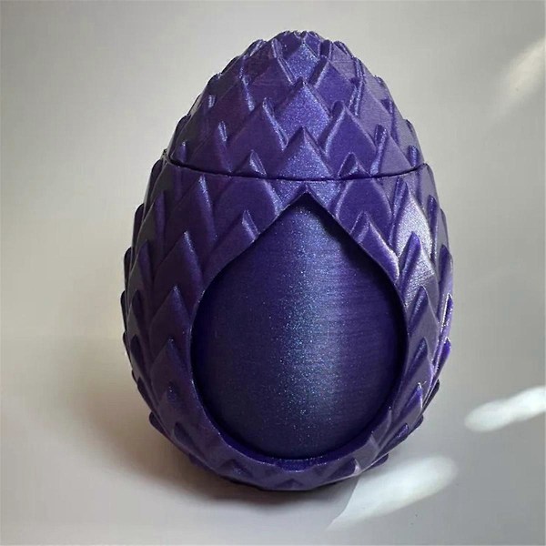 3D-printet drageegg, drageegg med drage inni