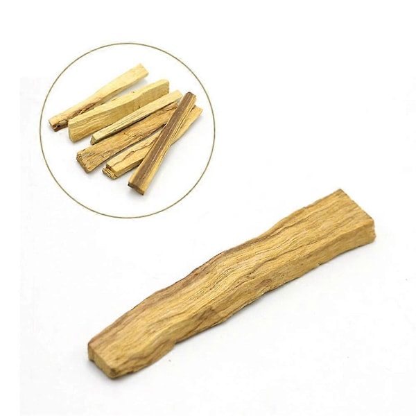 Palo Santo Naturlige Røgelsespind - Rensende og Helende Røgelse - Smudge Sticks - Stressaflastning - Uden Duft - Til Meditation og Afslapning