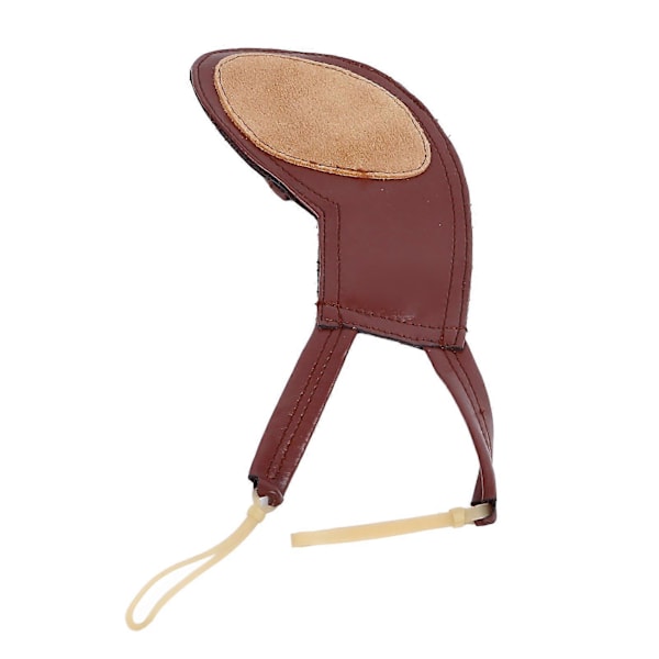 Violin Axelstöd Kudde Handgjord Mjuk Fårskinn Violin Hakstöd Skydd för Övning Brun 3/4 4/4