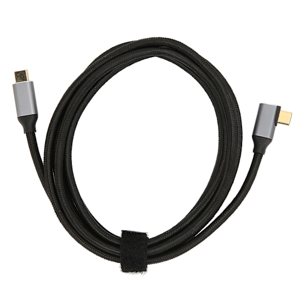 USB C til USB C 3.1 Gen 2 Kabel 100W 5A ved 20V Støtter 4K ved 60hz Videoutgang 10Gbps Dataoverføring med for E Marker Chip 2 meter/6.6ft