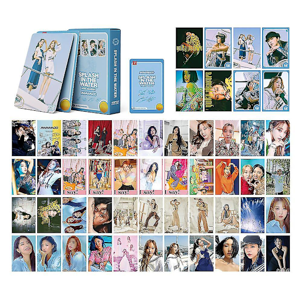 55 st / Mamamoo Foto Fans Lomo Kort Säg: Mamamoo The Best Huasha Song Le Wen Xinghui People Fotoalbum Gåva Idol Kort Postc