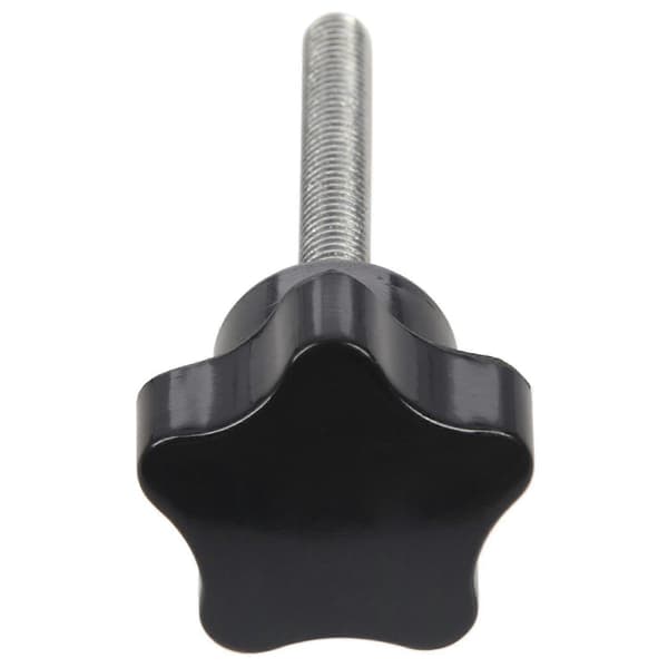 6 st M6 X 50 mm Låsande Stjärnformad Plast Huvud Hanknappgrepp