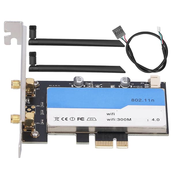 Langaton verkkokortti PCI?E Desktop WiFi -sovitin + Bluetooth 4.0 Windows 7/8/10:lle