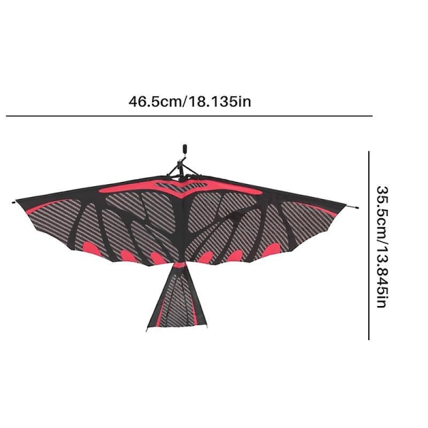 Hiilikuitumallilentokoneen kokoonpano räpyttävä siipi lentokone tee itse mallilentokone Pterosaur-kumikielto