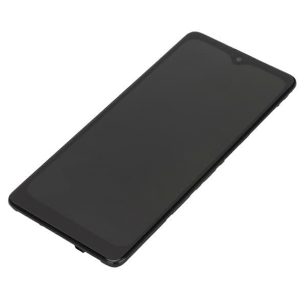 OLED Display Berøringsskjerm Digitizer Monteringserstatning med Ramme for Galaxy A71 A715F