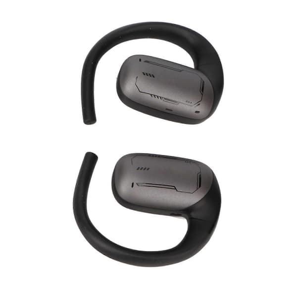 Bluetooth 5.3 Øretelefon Multifunksjonell ENC Støyreduksjon Stereo Lyd Åpen Øre Design Trådløse Bluetooth Ørepropper Grå