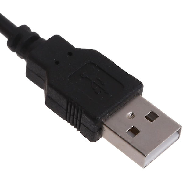 USB til DC oplader USB 5V til DC 12V 5,5 x 2,1 mm strømforsyningskabel til LED