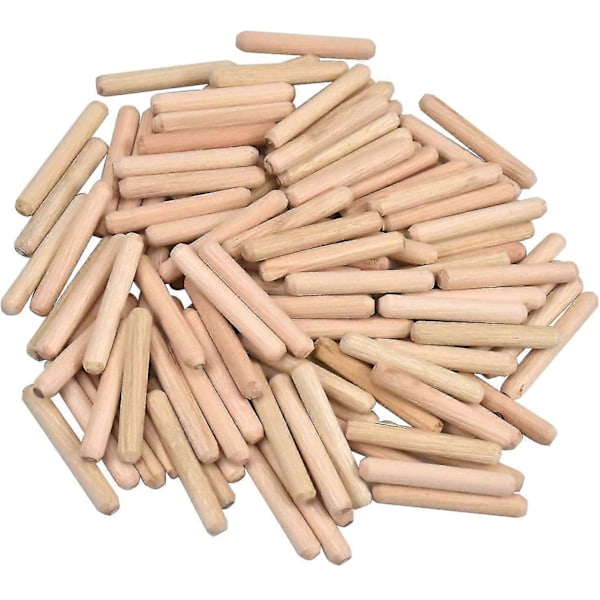400 st 8mm X 40mm Träplugg - Massiv Bok Träplugg Idealisk För Träfräs - Lämplig För Borrjigg/borrguide