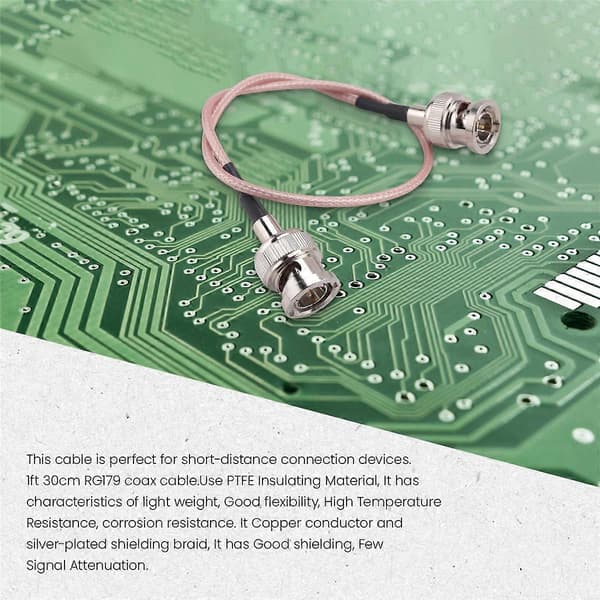 4 st 3G HD SDI-kabel BNC-kabel 30 cm 75 Ohm för kameror BMCC videoutrustning Stöder HD-SDI 3G-SDI 4