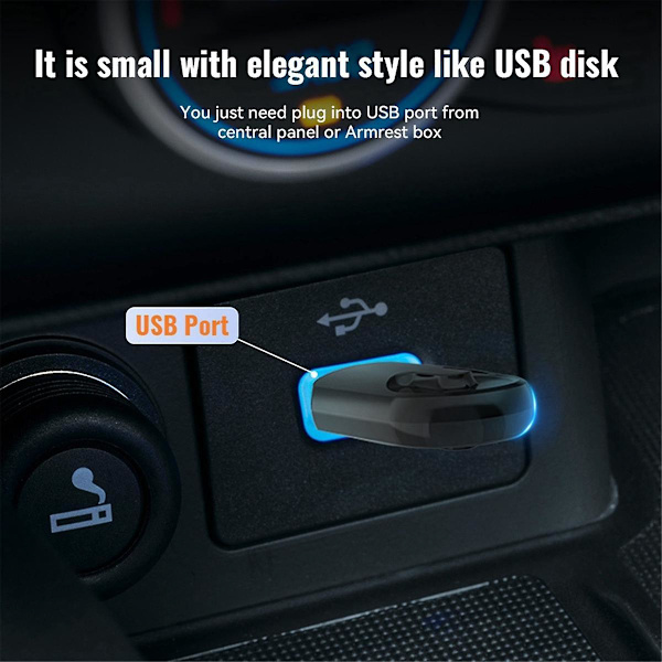 Langaton CarPlay Android Auto -sovitin Smart Mini Box Plug and Play WiFi Fast Connect Universal