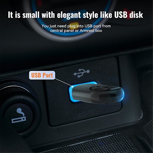 Trådlös CarPlay Android Auto Trådlös Adapter Smart Mini Box Plug and Play WiFi Snabbanslutning Universal