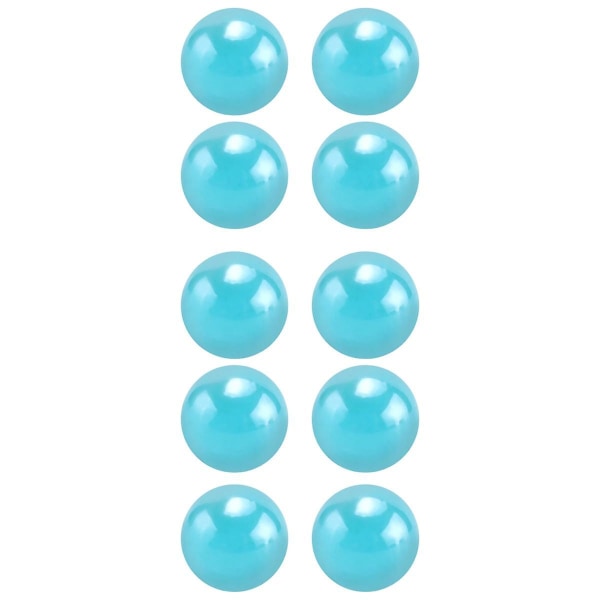 10 st kulor 16 mm glaskulor Knicker glaskulor dekoration färg nuggets leksak Ljusblå