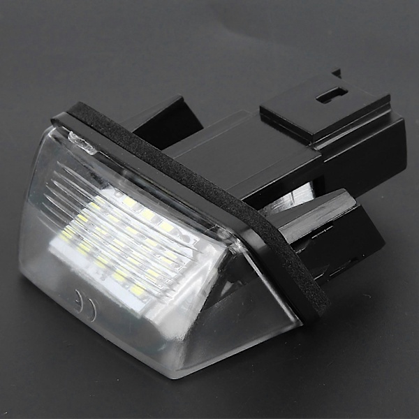 2 stk 18 LED Venstre & Høyre Bil Nummerplate Lys Lampe for Citroen C3 2002-2009