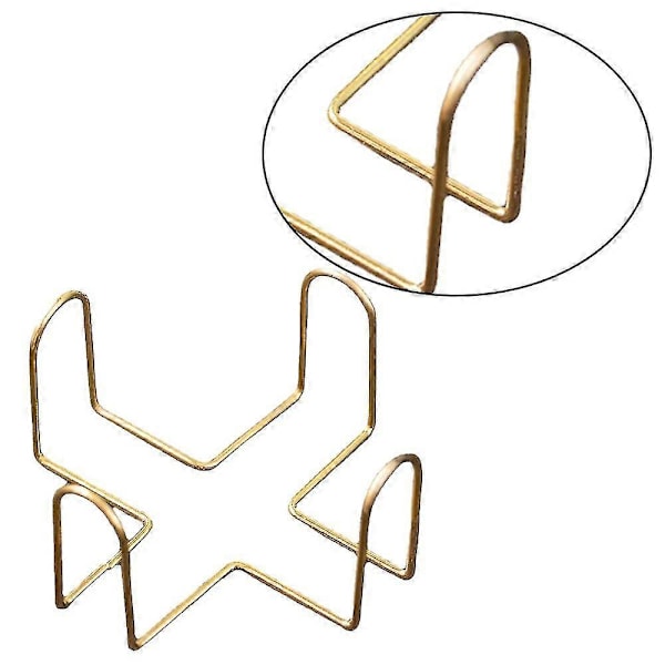 Coaster Holder Metal Holder Opbevaring Til Runde Og Firkantede Coasters, guld