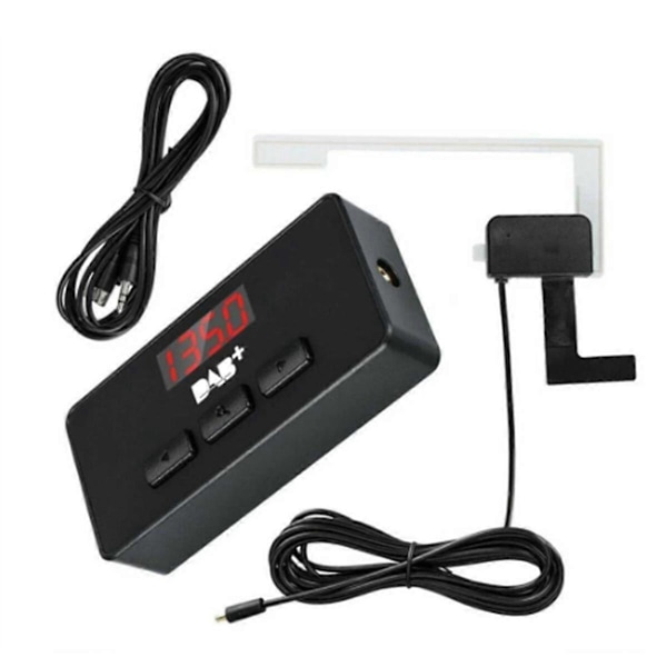 DAB+ Antenne med USB Adapter Modtager Android Bil Stereoafspiller Bil GPS Modtager DAB+ Signalmodtager