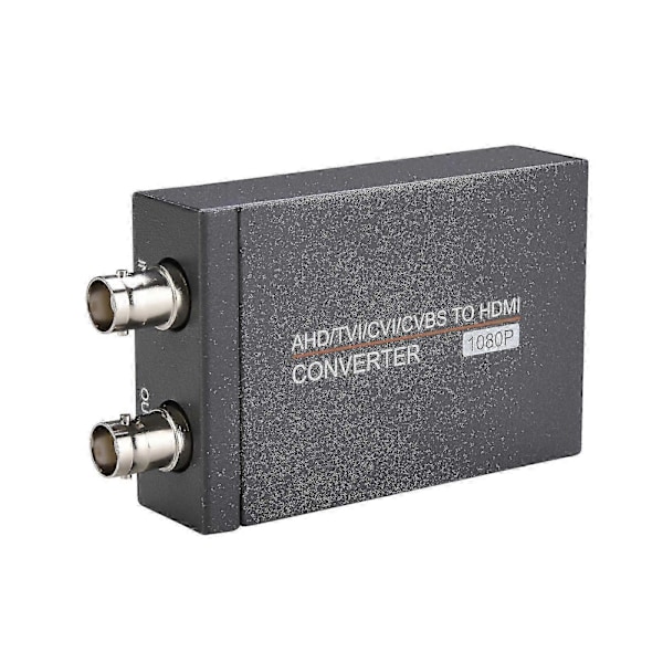 Konverter Full HD 4K 720P/ 1080P BNC til HDMI Video Adapter - TVI CVI AHD CVBS BNC Videosignal til HDMI til Monitor HDTV DVR'er
