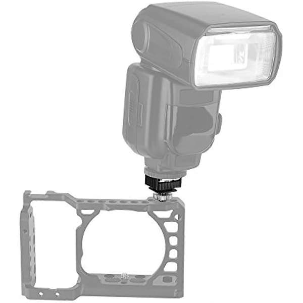 Blitz-Hotsko-Montering Adapter til 1/4 Tomme Gevindhul med 1/4-20 Han til 1/4-20 Han Stativskrue Adapter