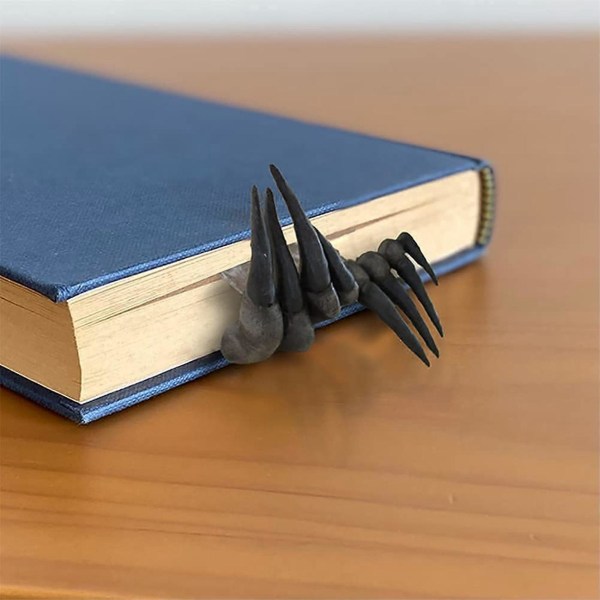 Thriller Devil's Hand Bookmark, vintage-stil harpiks bogmærke gaver Unik sjovt bogmærke Thriller Ha