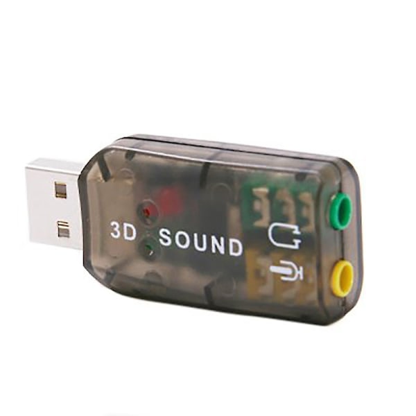 10 stk./lot Usb 2.0 Interface 5.1 Stereo Lydkort Adapter Til Pc Drop Shipping