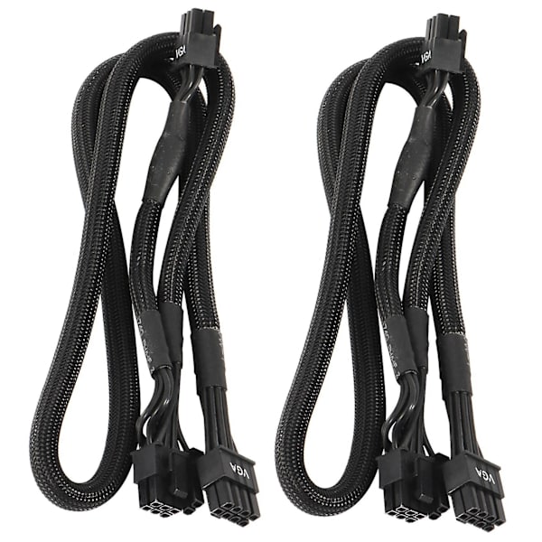 2x 8-nastainen kaksois-8-nastainen 6-nastainen PCIe VGA virtalähdekäyttöinen kaapeli Supernova G2 G3 G5 P2 T2 Gs G+ 650 750:lle