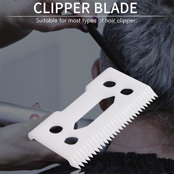 Nya 2 st 28 Tänder Zirkoniumoxid Keramisk Klippblad för Senior Clipper Banmo