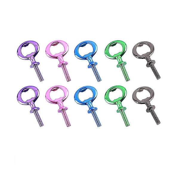 Metall Öppnare Kit 10-pack Blankt Rostfritt Stål Ölöppnare Insats Gör-det-själv Öppnare Hårdvara Öppnare Insats